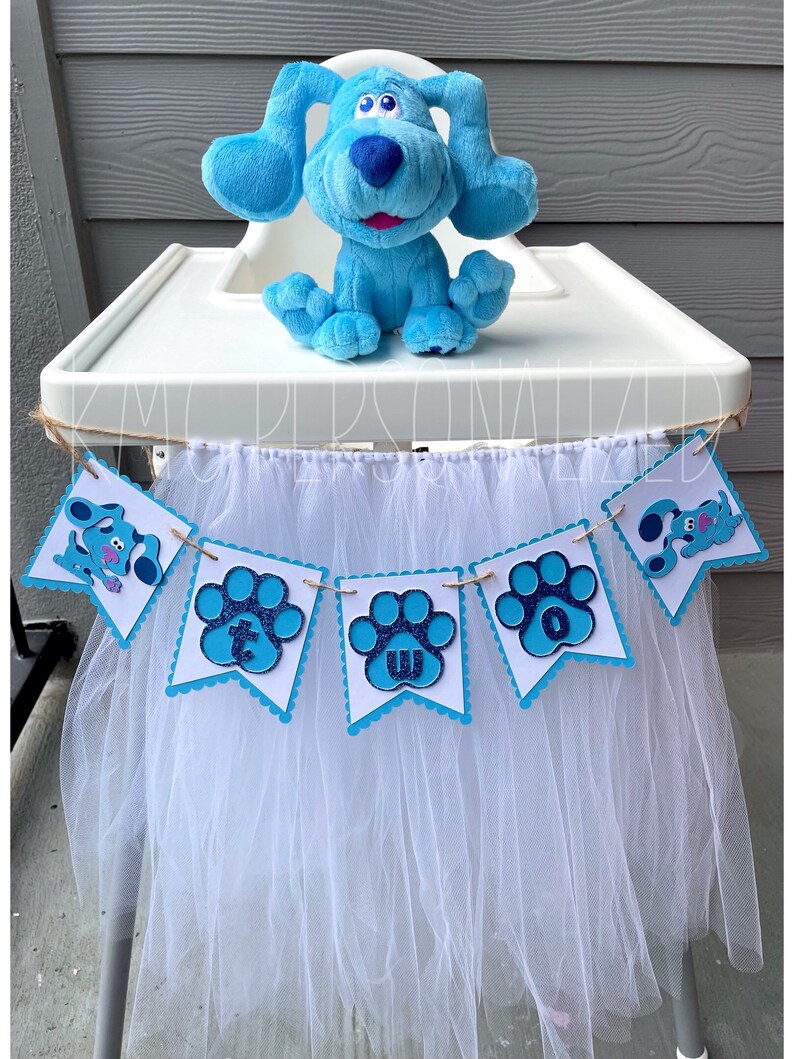 Blues Clues Birthday Banners Magenta Birthday Banner | Etsy