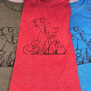 Cocheco Valley - Pope Memorial Humane Society sketched Pet T-Shirt by NotGreatShirts
