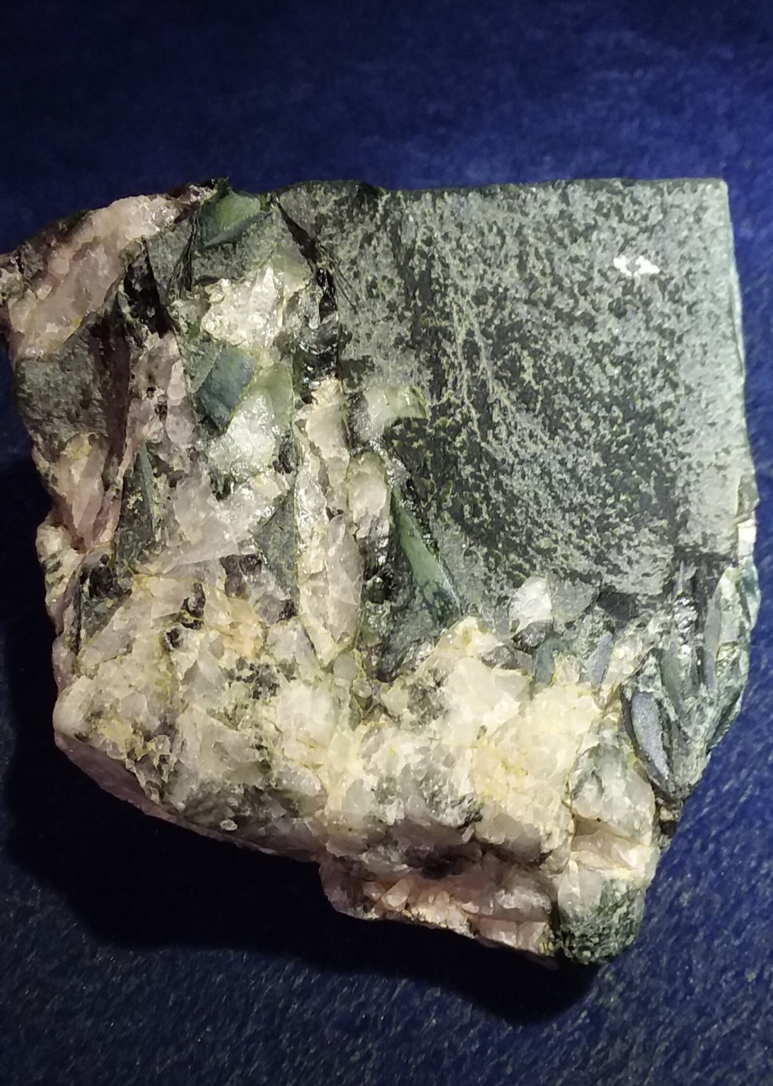 Wyoming Jade With Quartz Crystals Etsy