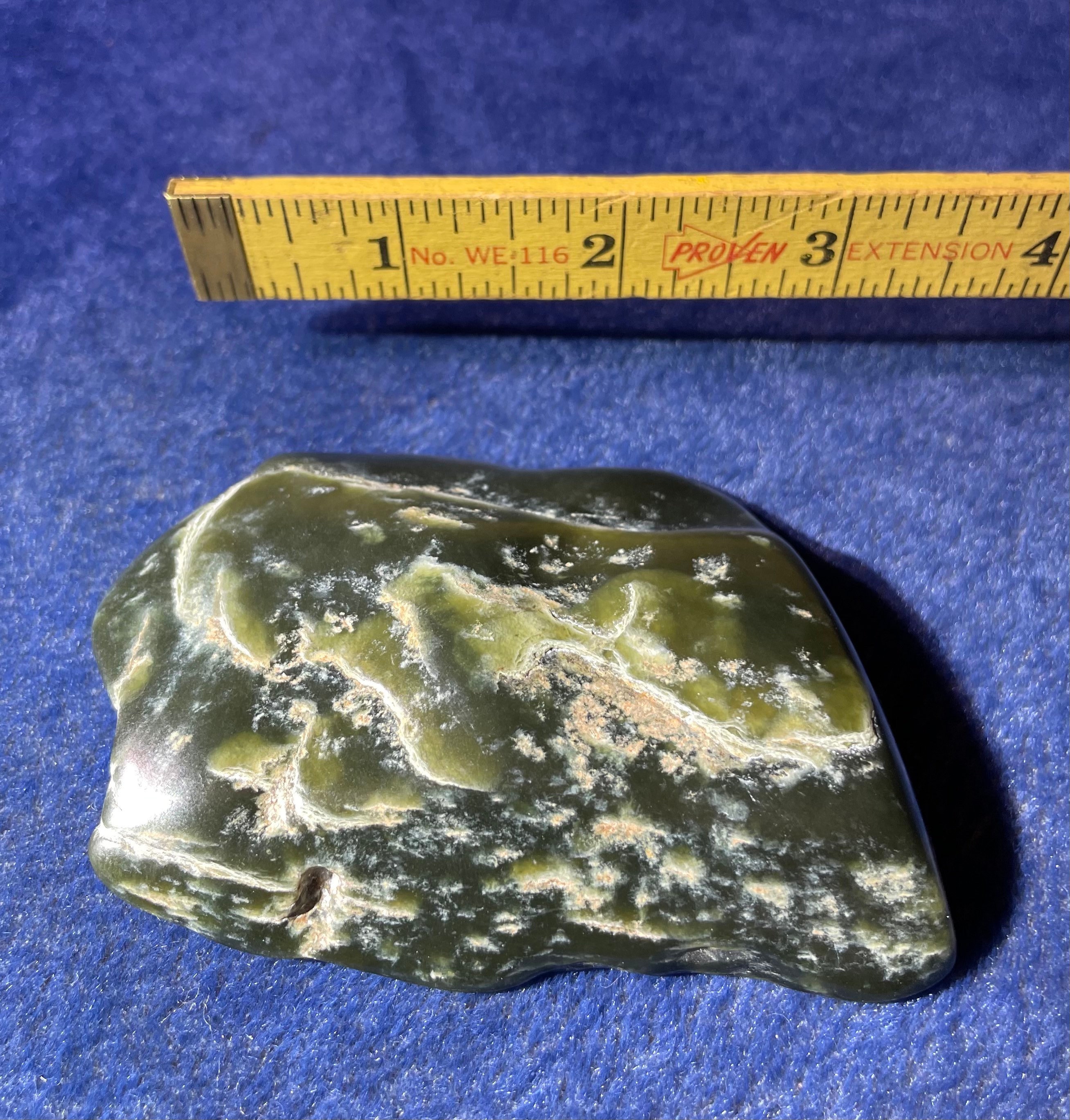 Wyoming Polished Olive Jade Palm Stone Etsy