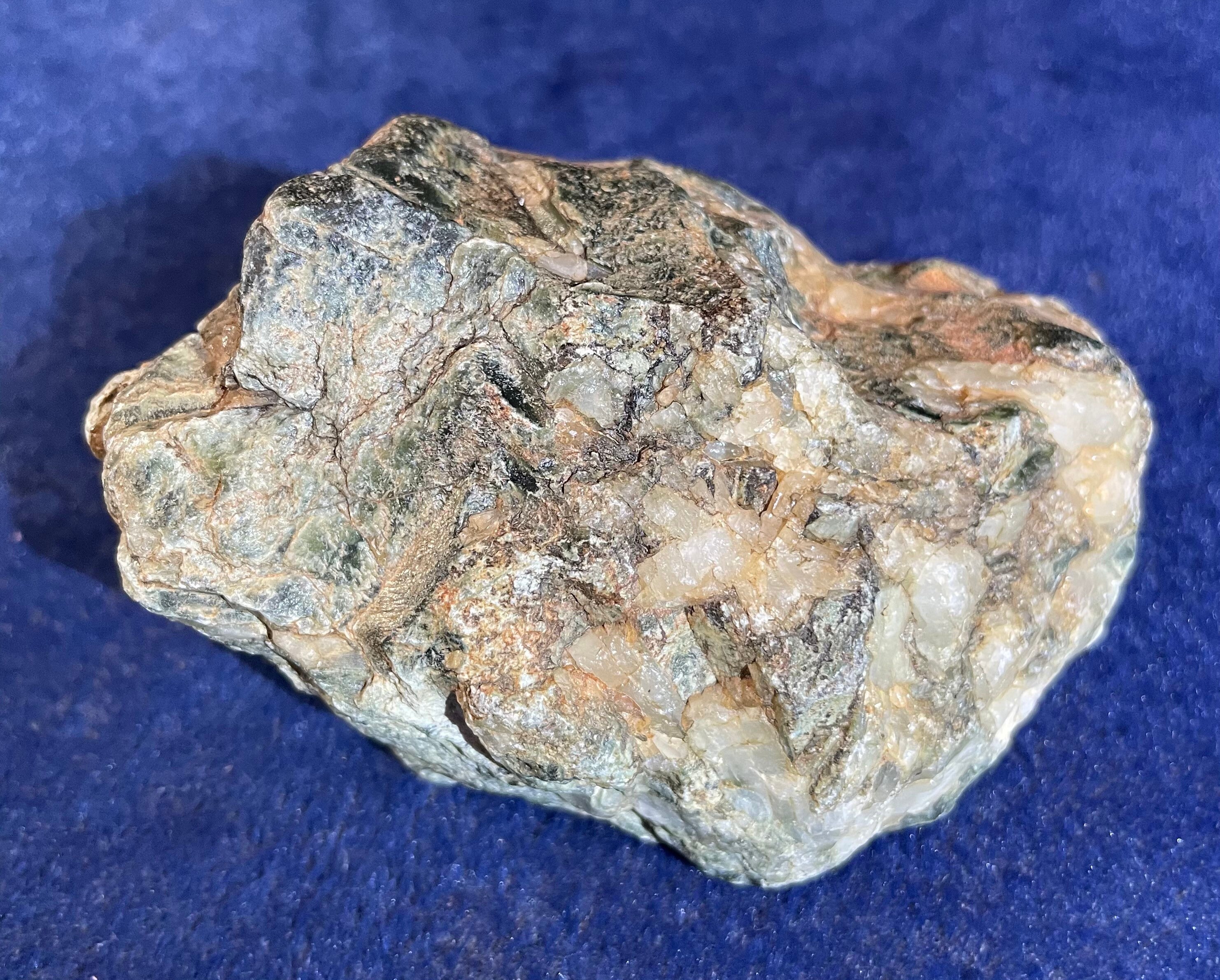 Wyoming Olive Jade With Crystals Slick/Float Etsy