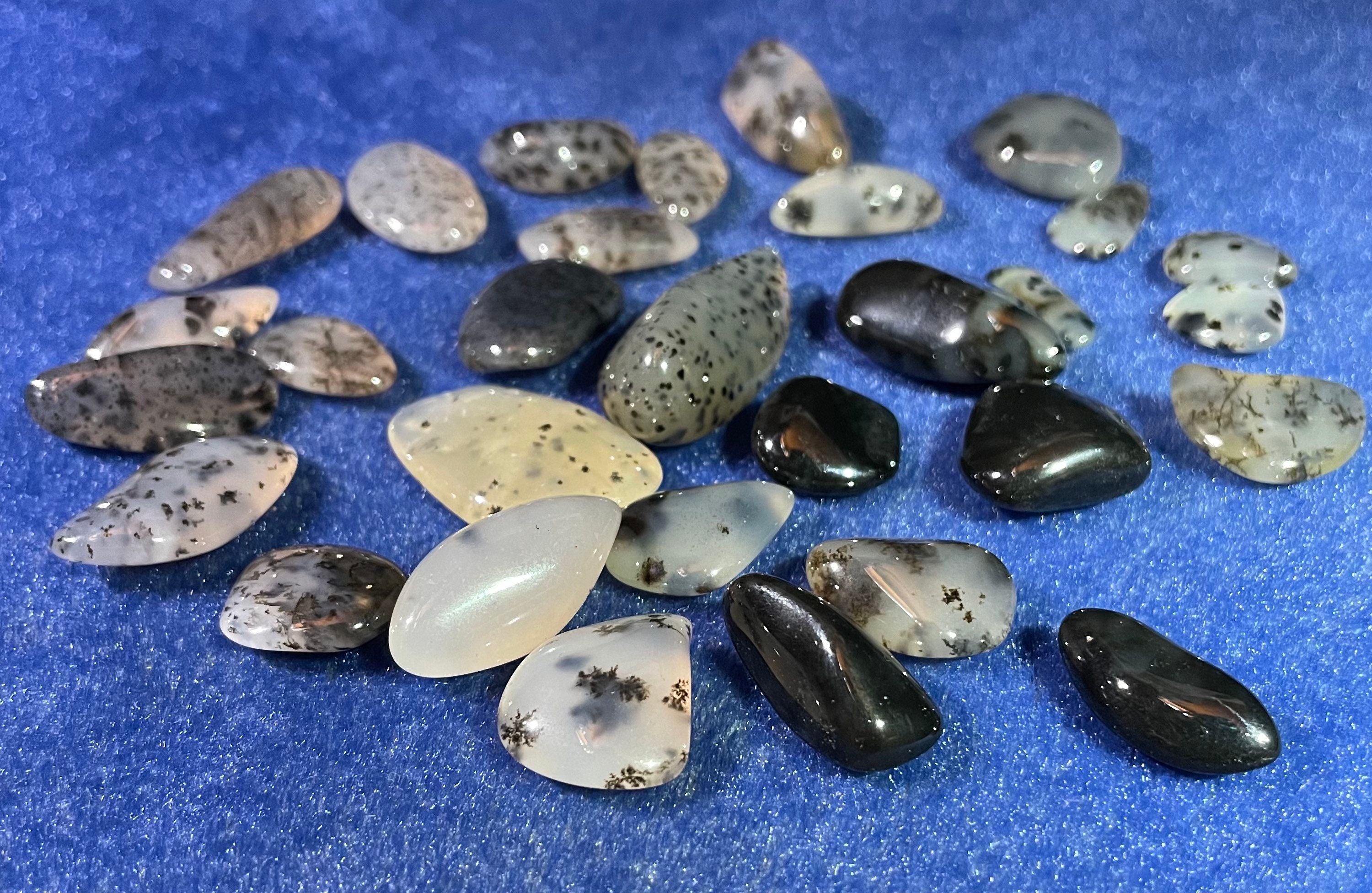 Wyoming Polished Moss Agate | Etsy