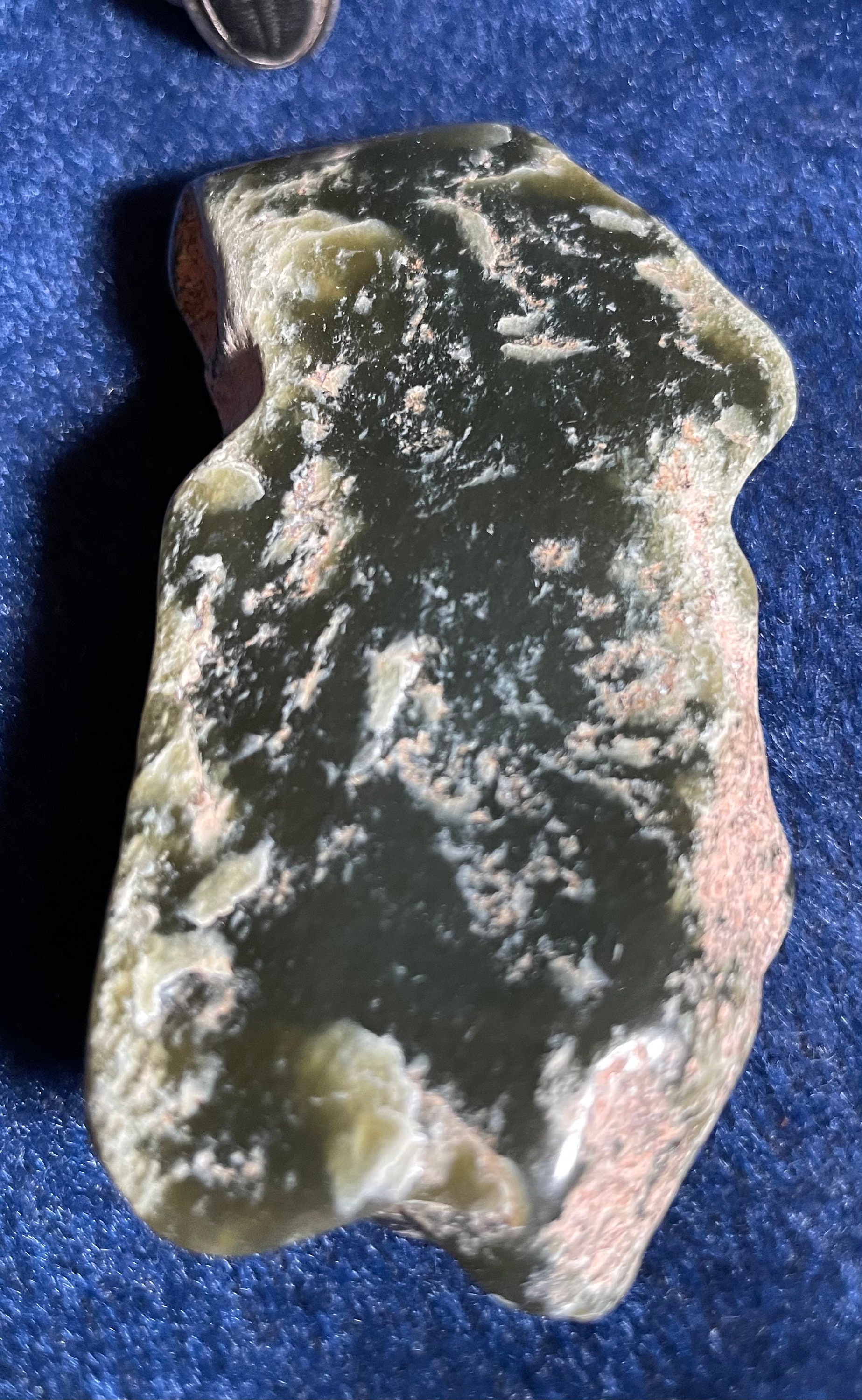 Polished Wyoming Jade Palm Stone/slick - Etsy