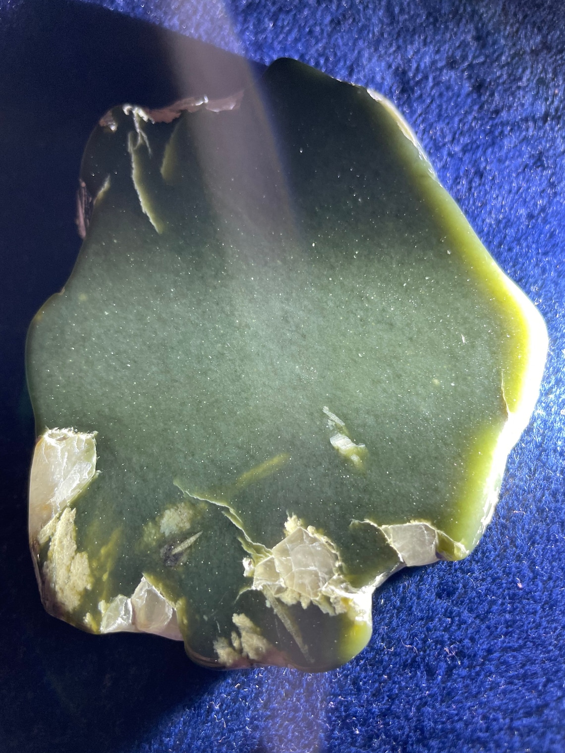 Wyoming Olive Jade Polished Slab Etsy
