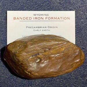 Banded Iron Ventifact Palm Stone