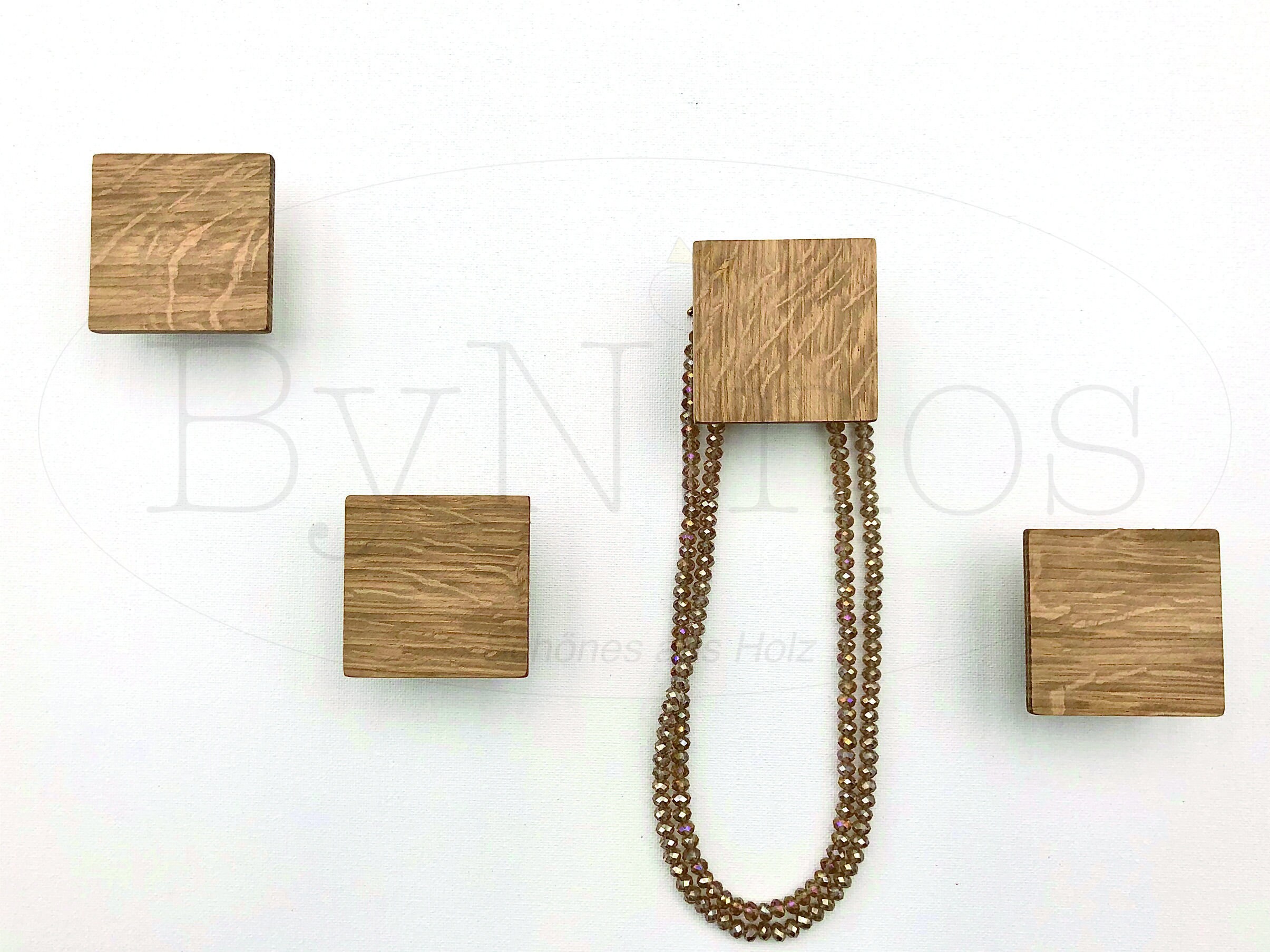 Wandplank 80x40x(2-6) cm massief onbehandeld eikenhout