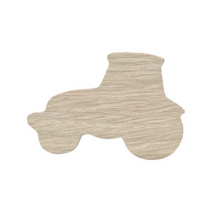 May include: A wooden cutout of a car in a light brown colour. The cutout is simple and has a rounded shape.