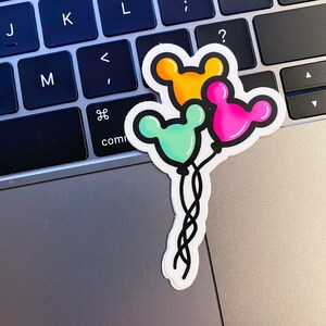 Mickey Balloons Sticker