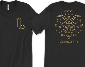 Capricorn Gift-Capricorn Shirt-Capricorn TShirt-Zodiac Sign-Zodiac Gift-Astrology Gift-Zodiac Shirt-Horoscope Shirt-Birthday Gift