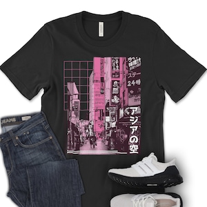 Vintage Shirt - Aesthetic Shirt - Japanese Fashion - Streetwear Shirt - Tokyo Japan T-Shirt