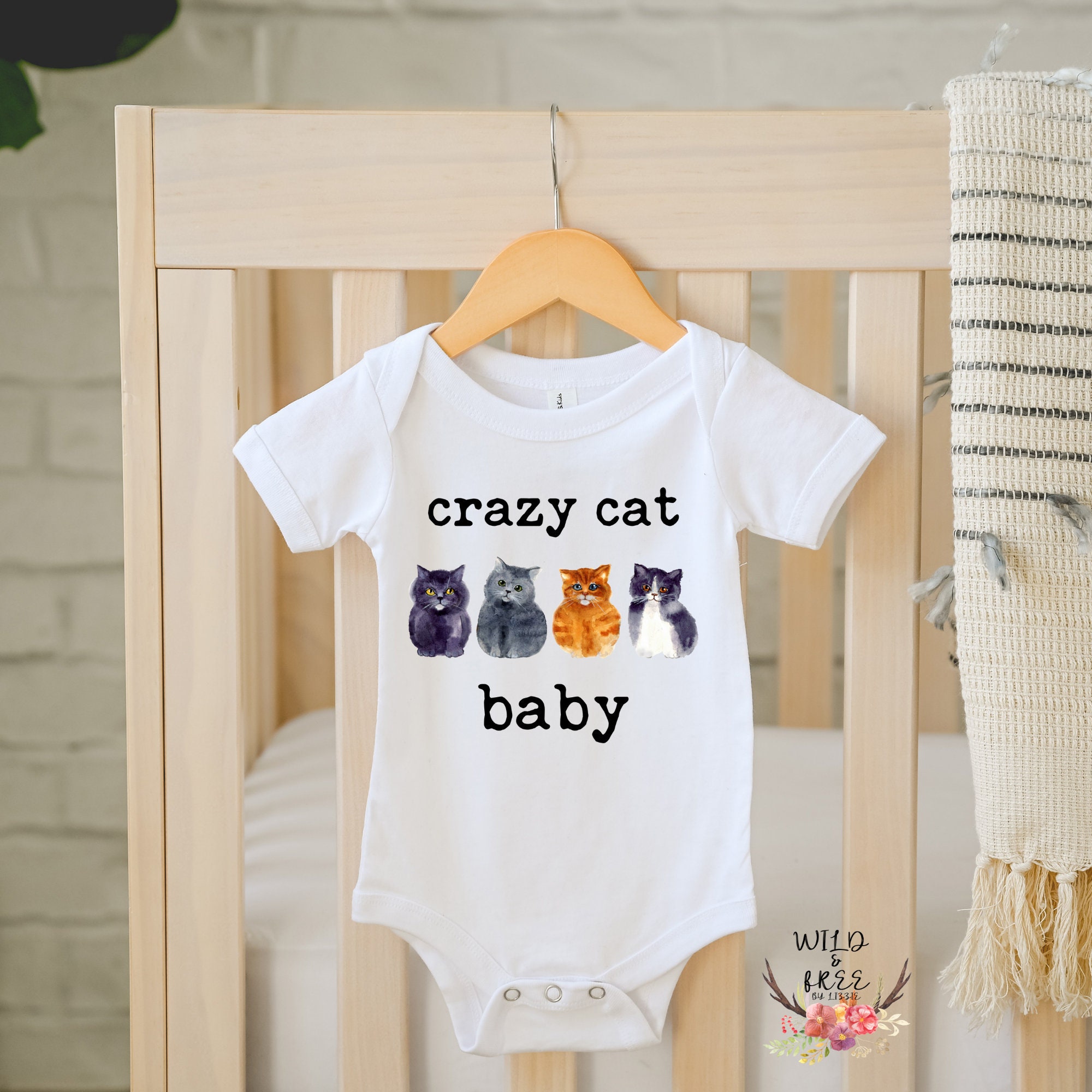 Cat themed baby clothes sale