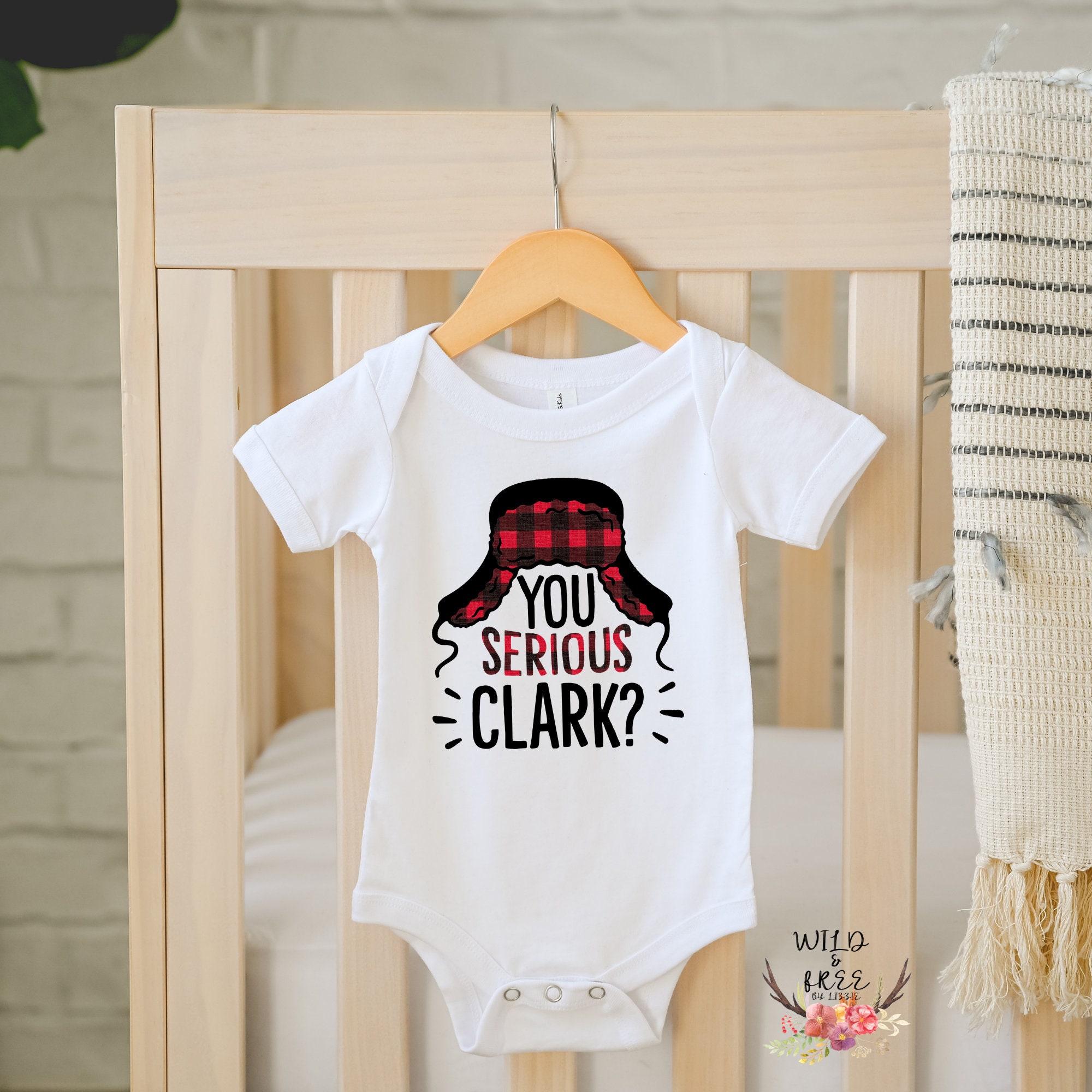 You Serious Clark Christmas Vacation Onesie, Christmas Bodysuit, Funn…