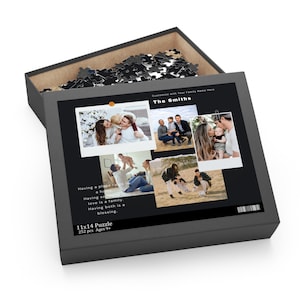 Personalized Photo Collage Puzzle (120, 252, 500-Piece) Customized with your Photos Jigsaw Puzzle