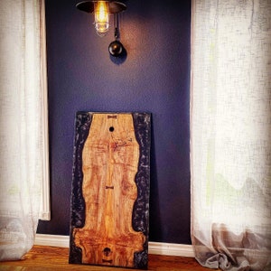 Previously sold* Custom maple burl and charcuterie board