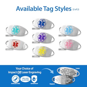 Engraved 5mm Curb Link Medical Alert ID Bracelet by MedicEngraved® – Stainless Steel image 5
