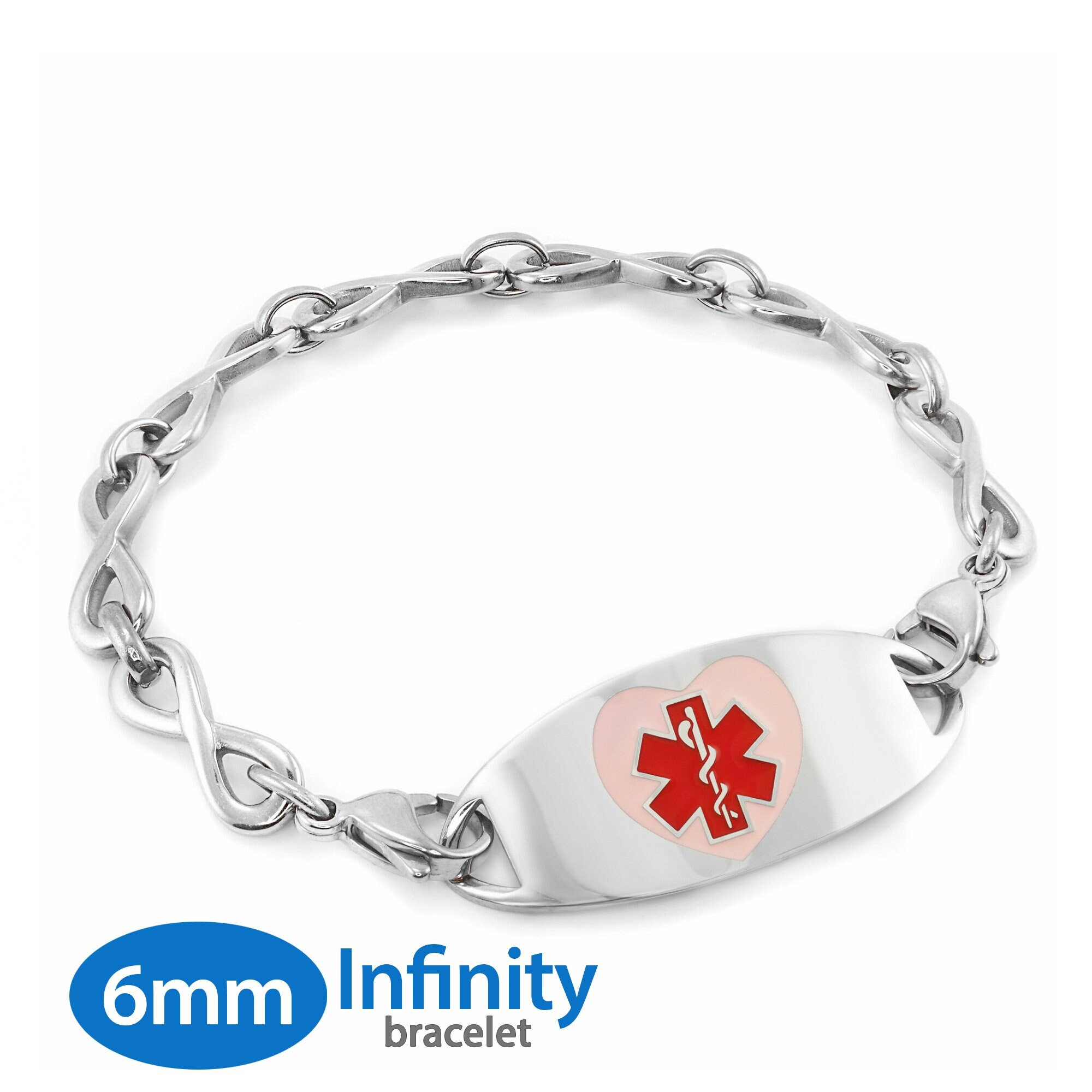 Titanium medical sale bracelet