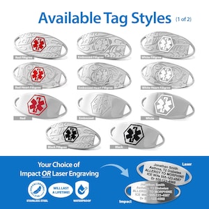 Engraved 5mm Curb Link Medical Alert ID Bracelet by MedicEngraved® – Stainless Steel image 4