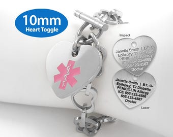Toggle, Fancy Heart 21x27mm Toggle, Fancy Heart 21x27mm