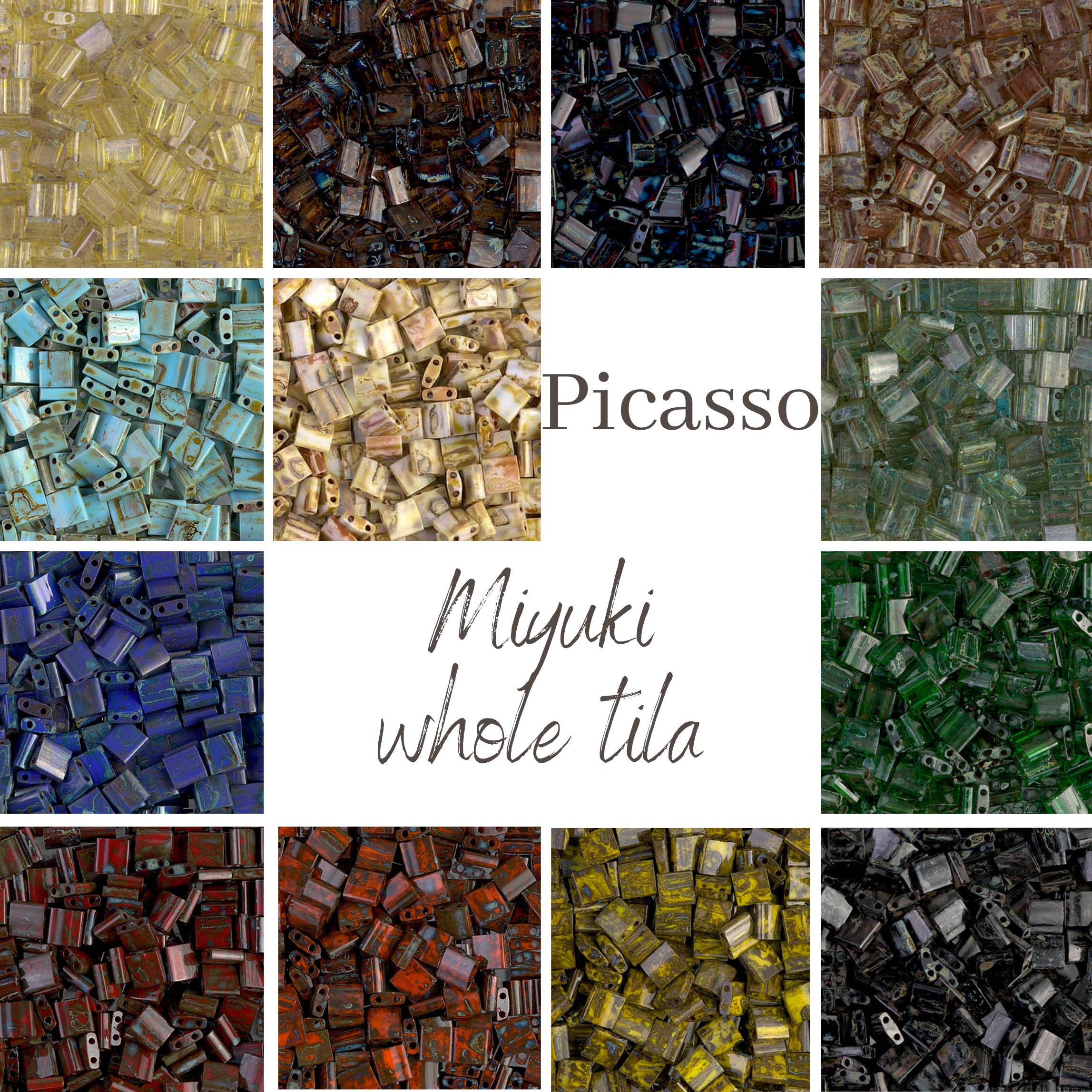 Salted Jungala - Whole Tile Beads