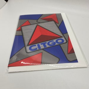 Carte de voeux Boston Citgo Sign : cartes amusantes colorées pop-art audacieuses. Idéal pour toutes les occasions - Blanc à l'intérieur et génial à l'extérieur !