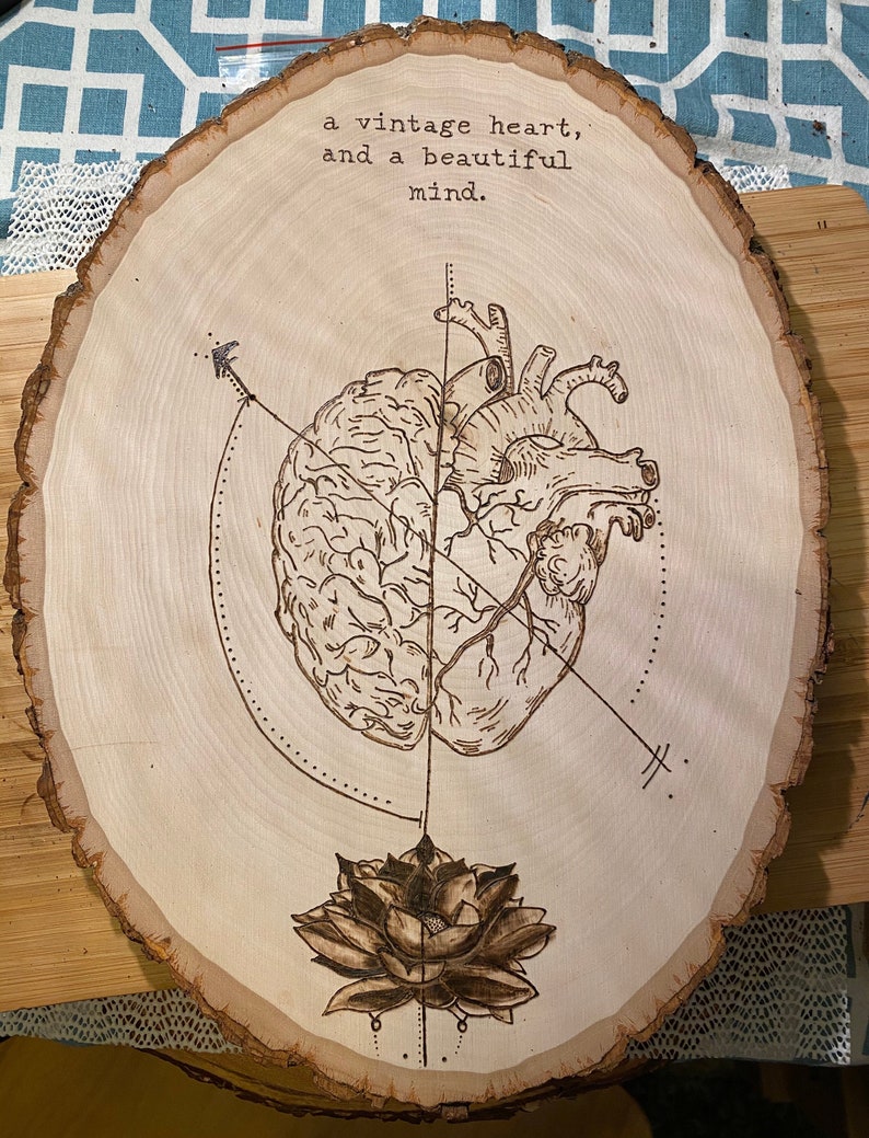 Custom Wood Burning/ Pyrography Pieces Etsy