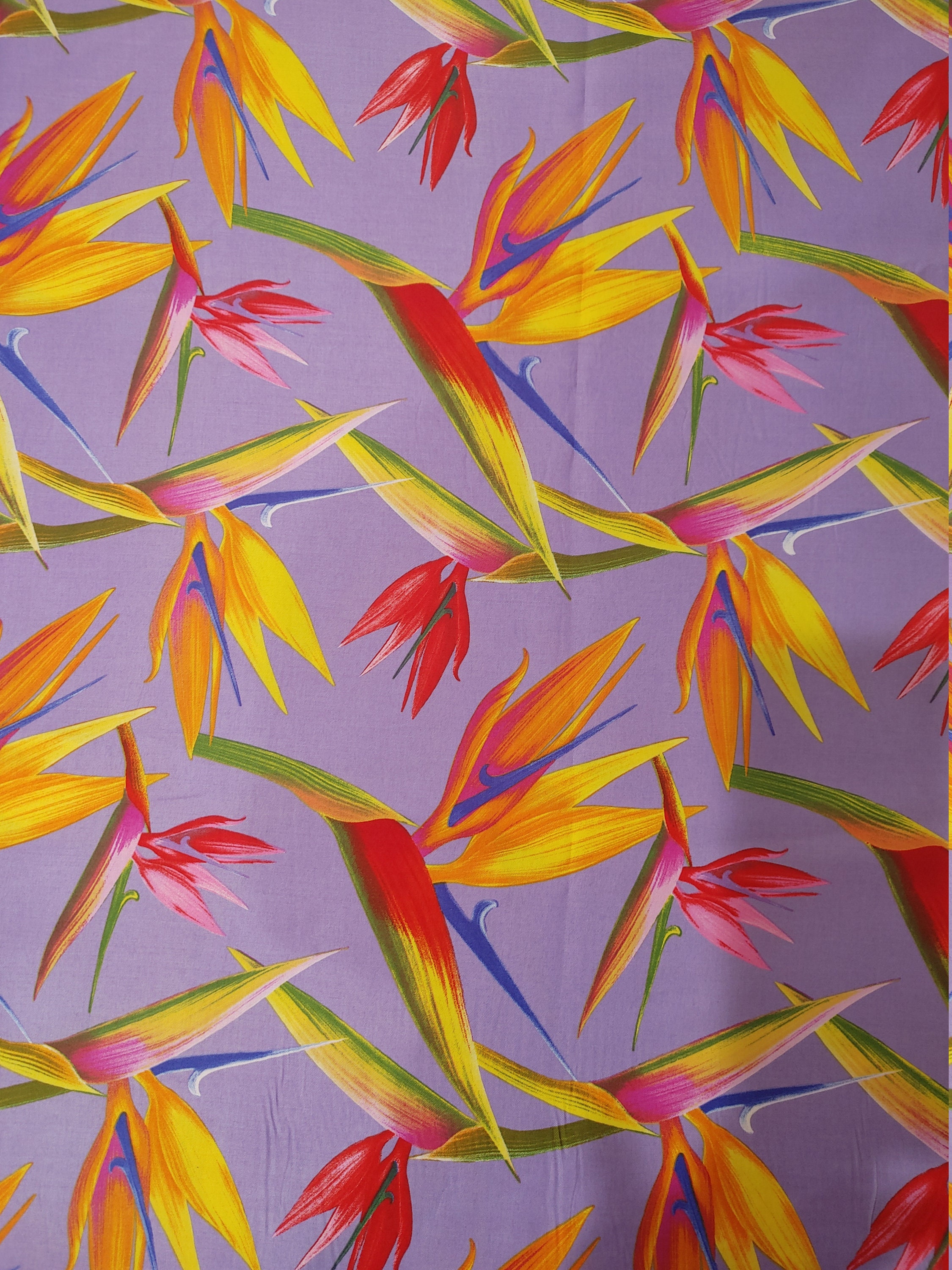 Hawaiian Fabric Rayon Etsy