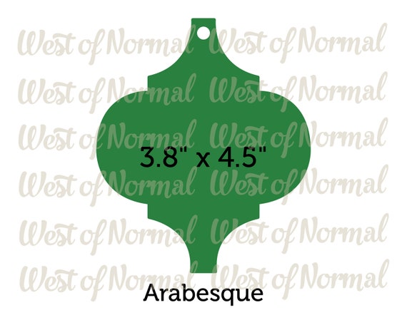 Download Arabesque Bonus Christmas Ornament Templates Dxf Svg Png Etsy PSD Mockup Templates