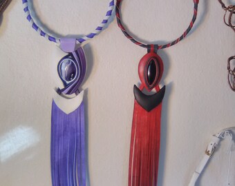 Custom leather necklace