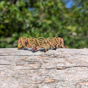 Mookaite anklet