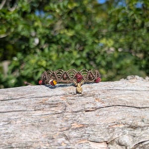 Mookaite anklet