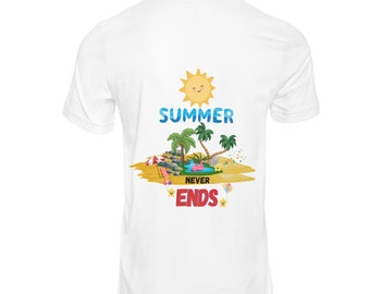Tropical Summer Beach Vibes PNG Graphic Print (Digital Download)