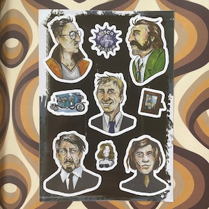 Disco Elysium Sticker Sheet Precinct 41 Stickers