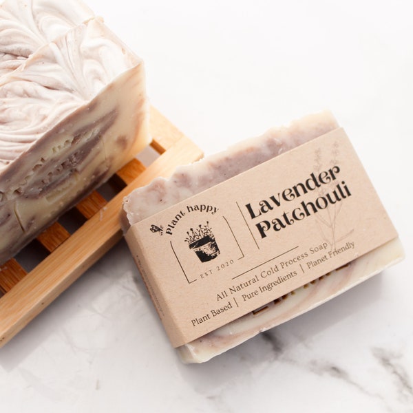 Lavender Patchouli - Lavender Soap - Patchouli Soap - Cold Process Soap - Shea Butter Soap - All Natural Soap - Vegan Soap - Palm Oil Free