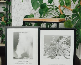 Pair of Framed Ansel Adams Prints | The Mural Project 1941–1942 | Vintage Black & White Photography | Matted and Display Ready | Large 2