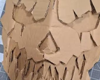 Kaiju No. 8 Cardboard Mask Template