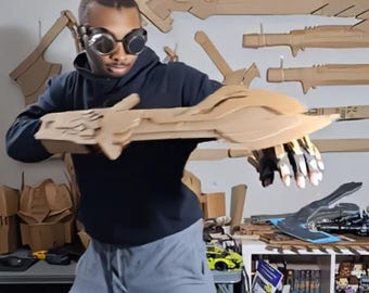 Optimus Prime Cosplay Sword Template