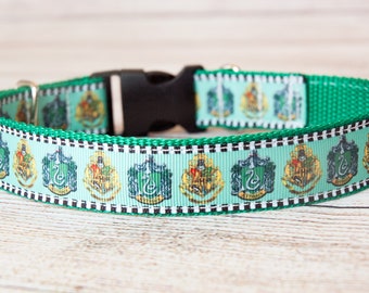 slytherin cat collar