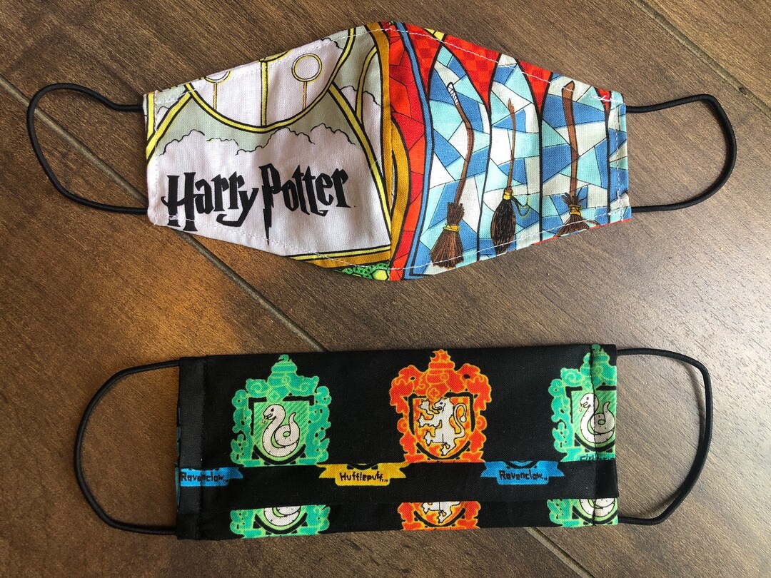 Harry Potter Face Mask Face Maskreusable Face Maskharry Etsy