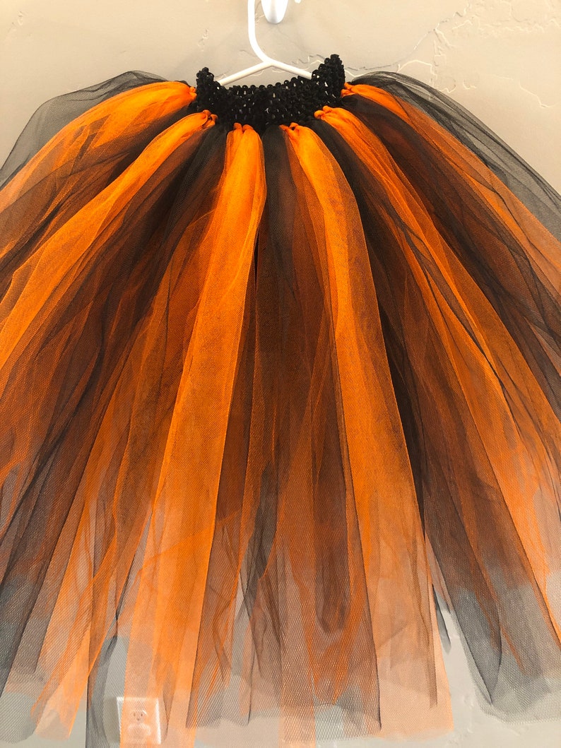 Halloween Tutu Fall Skirt Tulle Skirt Long Tutu Halloween Etsy