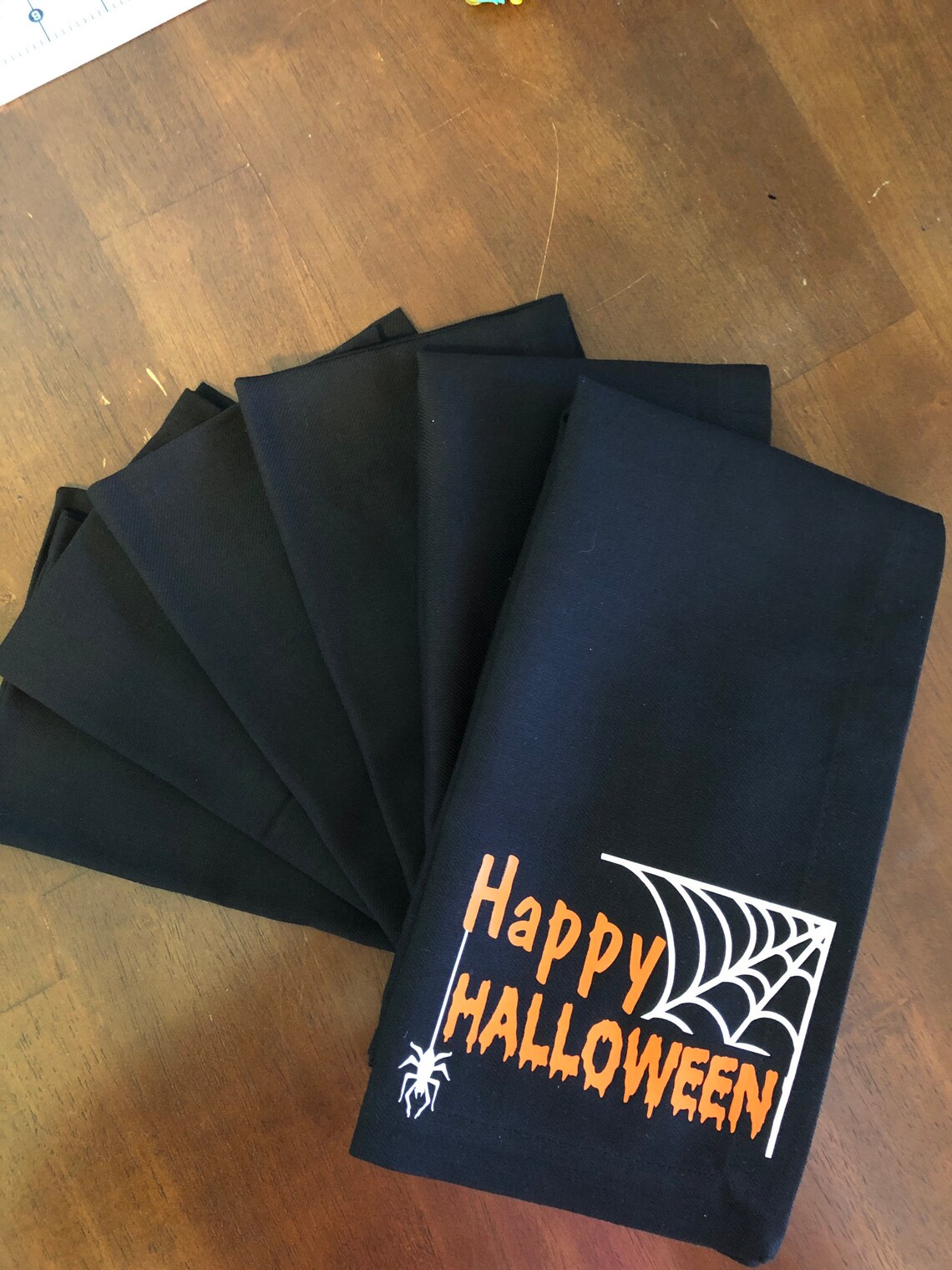 Halloween napkins halloween decor halloween decorations Etsy