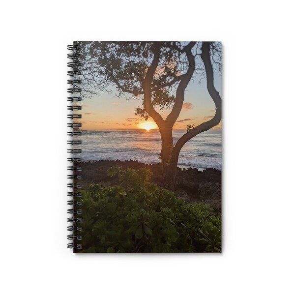 Spiral Notebook - Ruled Line, landscape photography, Ocean Scenery