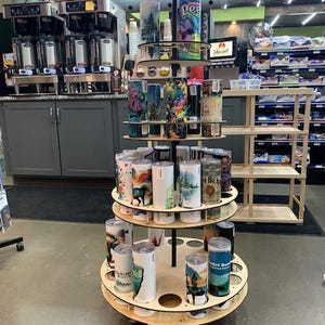 Suporte para Exibição de Copo Giratório - Arquivo Digital Apenas