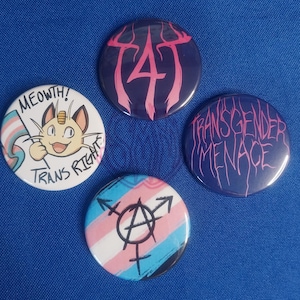 Transgender Pride Buttons