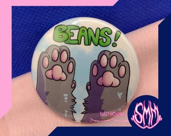 Toe Beans Button