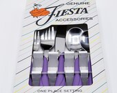 Fiestaware - 5 Piece Flatware Set in Lilac - New in Box