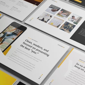 Crisp Business Plan Presentation Template | Small business | Startup | Project Plan | Investor Pitch | Marketing Plan