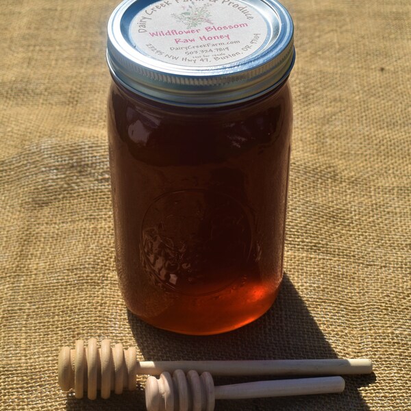 Glass Honey Jar Etsy