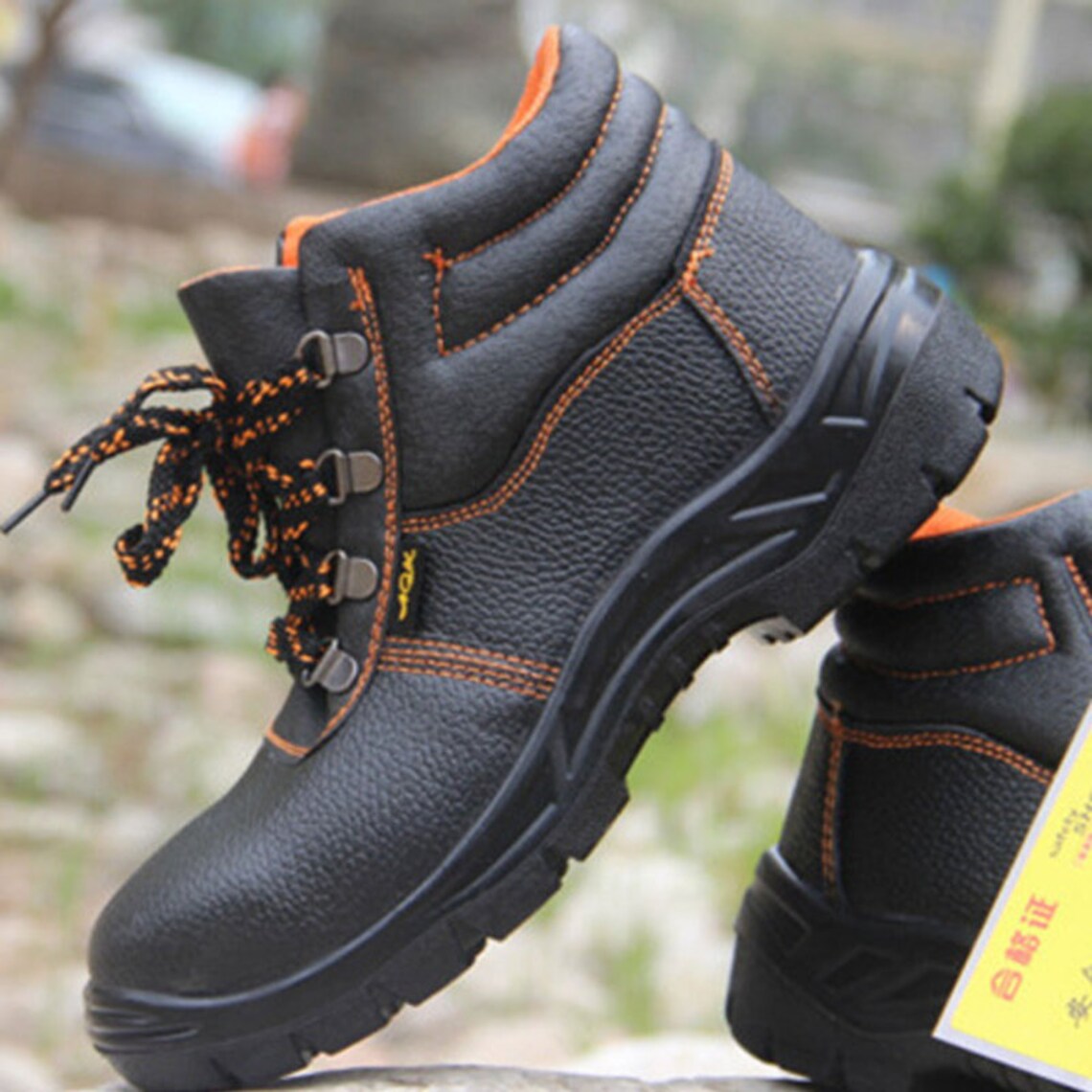 Unisex Steel Toe Shoes Safety NonSlip Waterproof Etsy
