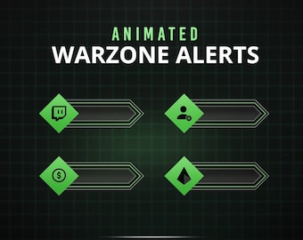 Animated WARZONE 2 Twitch Alerts