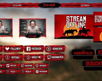 Ger Eng Stream Designs For Twitch More By Twitchdesignsbylako
